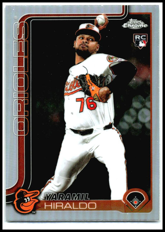 2025 Topps Chrome Update Refractors #USC78 Yaramil Hiraldo Rookie Orioles