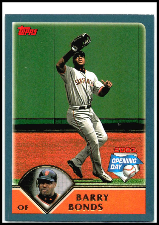 2003 Topps Opening Day #12 Barry Bonds San Francisco Giants