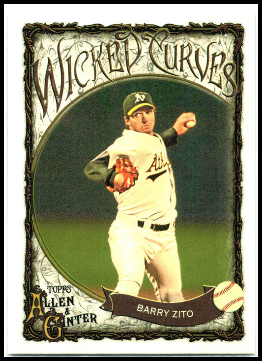 2025 Topps Allen & Ginter Wicked Curves #WC-5 Barry Zito Oakland Athletics
