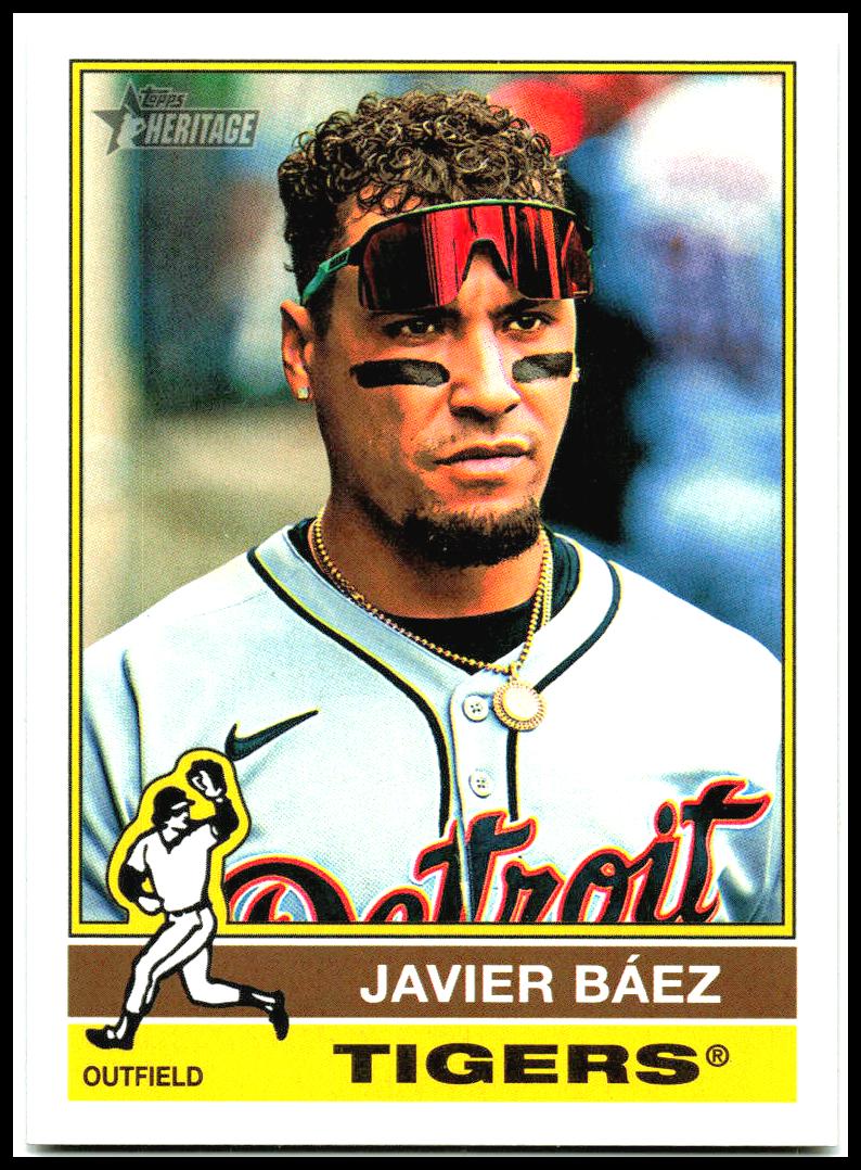 2025 Topps Heritage #542 Javier Báez Detroit Tigers