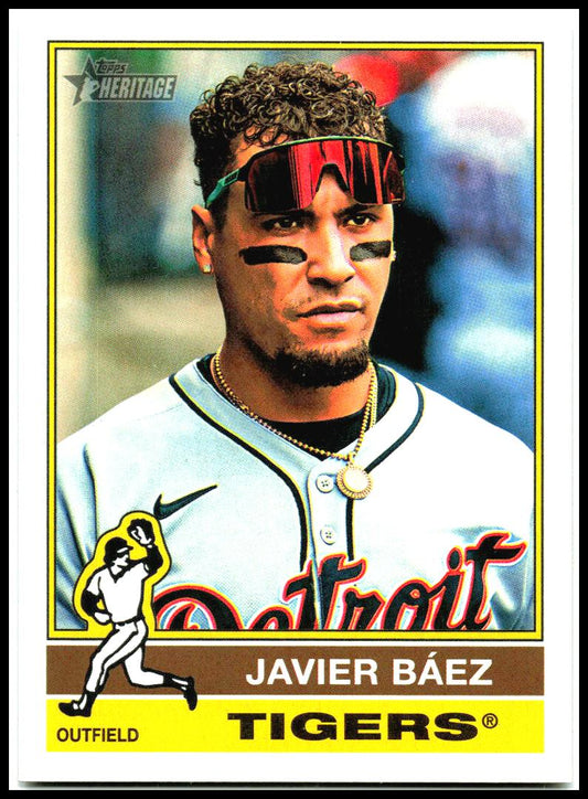 2025 Topps Heritage #542 Javier Báez Detroit Tigers