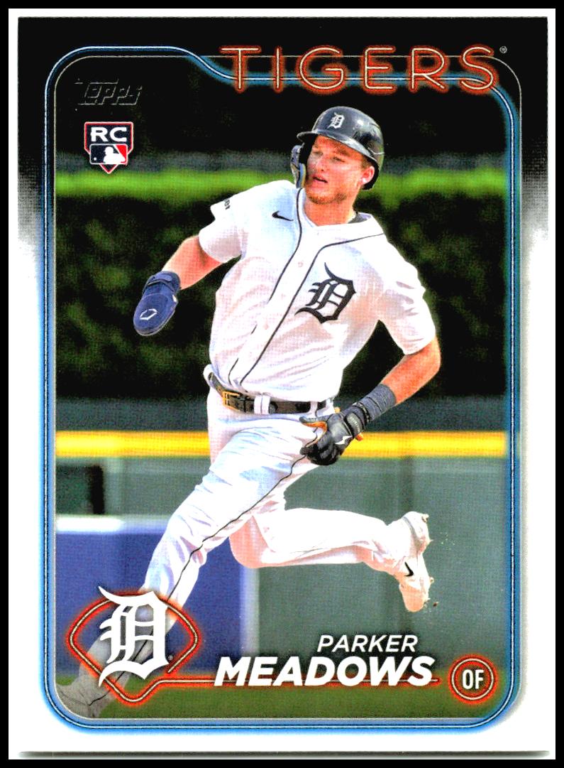 2024 Topps #516 Parker Meadows Rookie Detroit Tigers