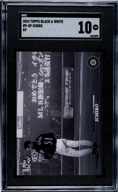 2024 Topps Black & White Sp #9-SP Ichiro