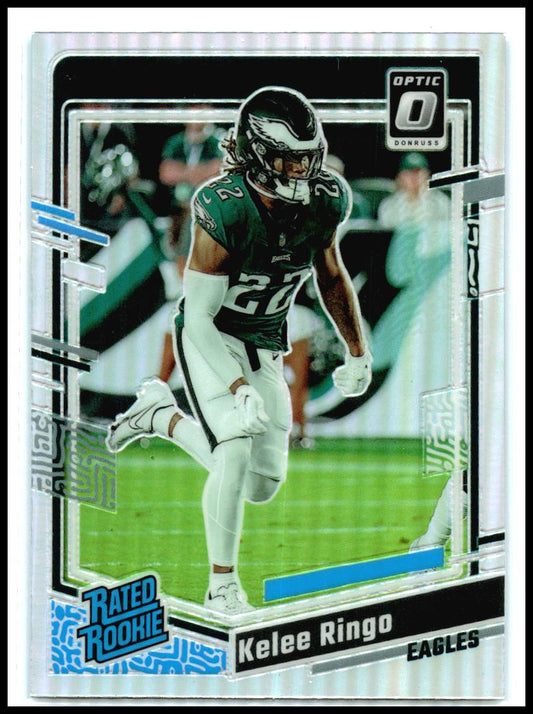 2023 Donruss Optic Holo #282 Kelee Ringo Rookie Philadelphia Eagles
