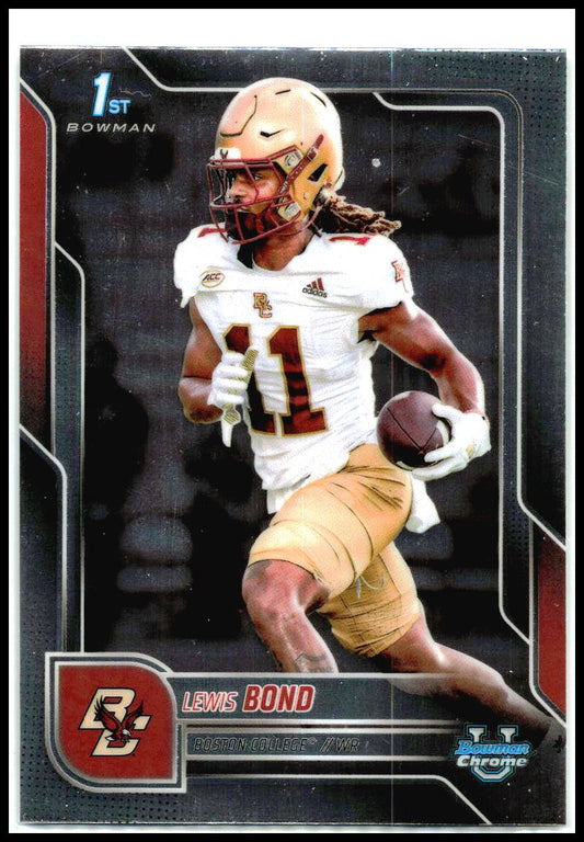 2025 Bowman University Chrome #98 Lewis Bond Boston College Eagles