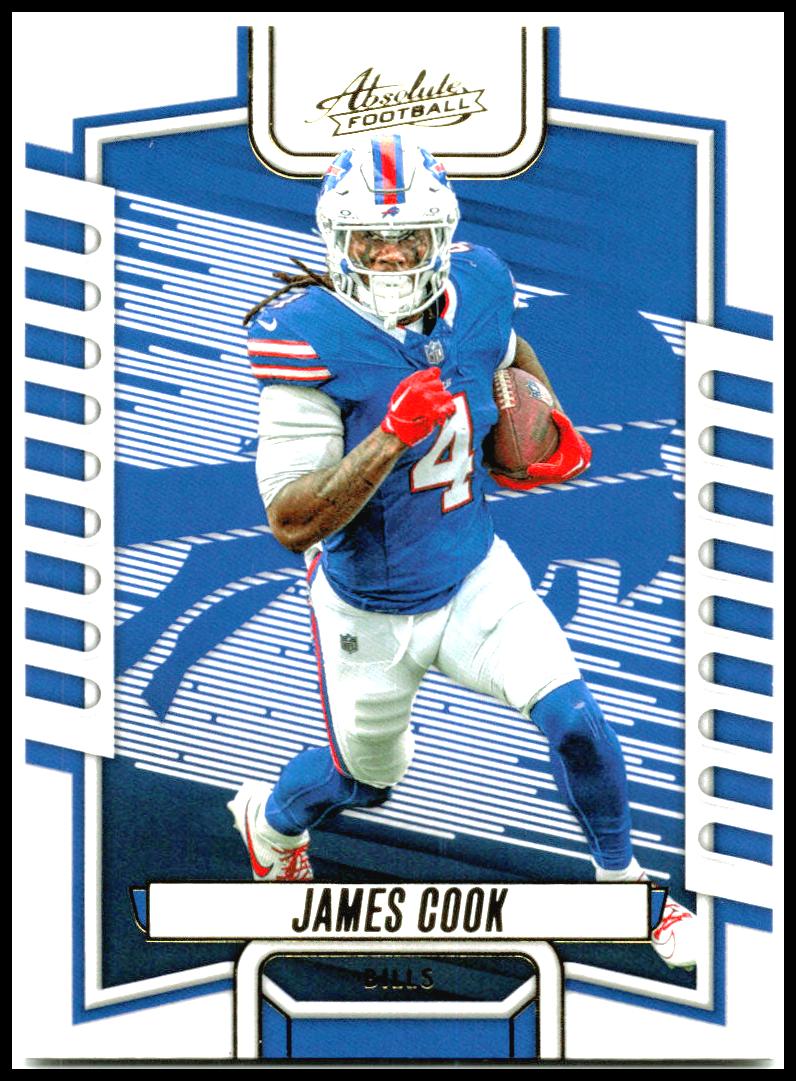 2023 Panini Absolute #41 James Cook Auto Buffalo Bills