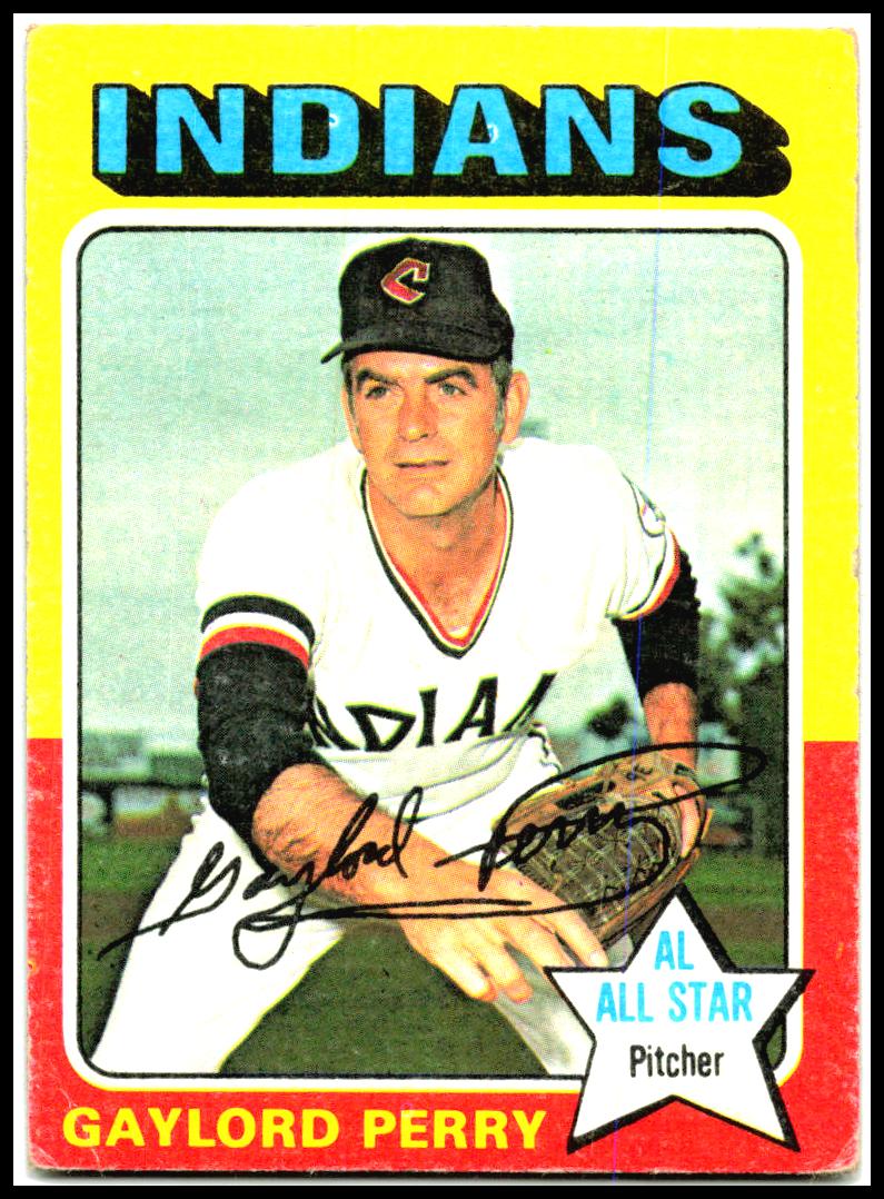 1975 Topps #530 Gaylord Perry Cleveland Indians