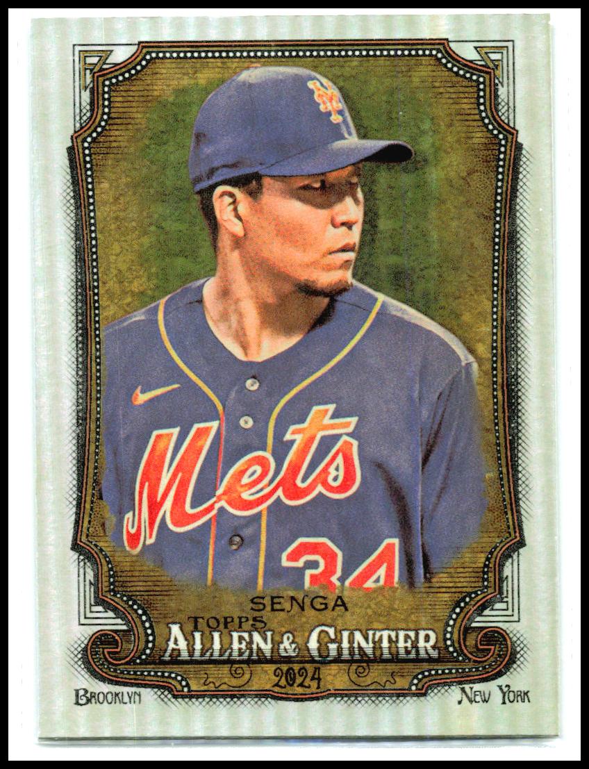 2024 Topps Allen & Ginter Silver Portrait #147 Kodai Senga New York Mets