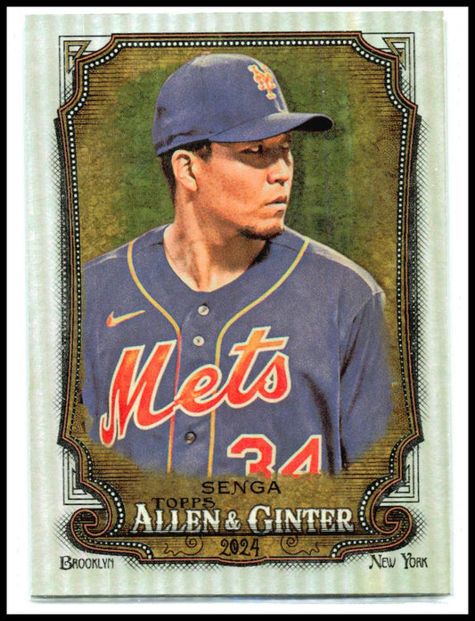2024 Topps Allen & Ginter Silver Portrait #147 Kodai Senga New York Mets