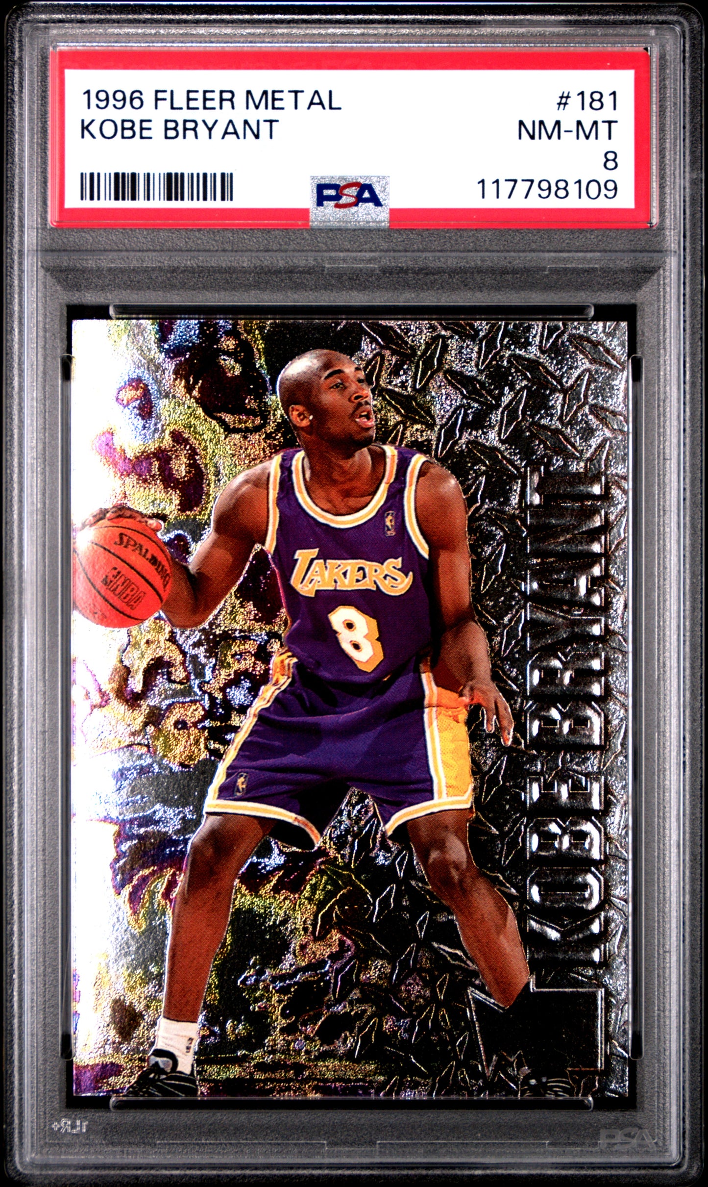 1996 Metal #181 Kobe Bryant