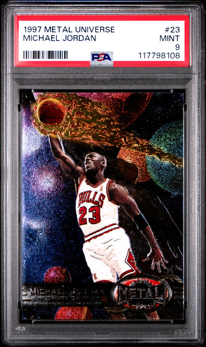 1997 Metal Universe #23 Michael Jordan
