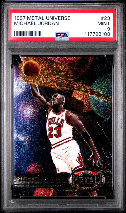 1997 Metal Universe #23 Michael Jordan