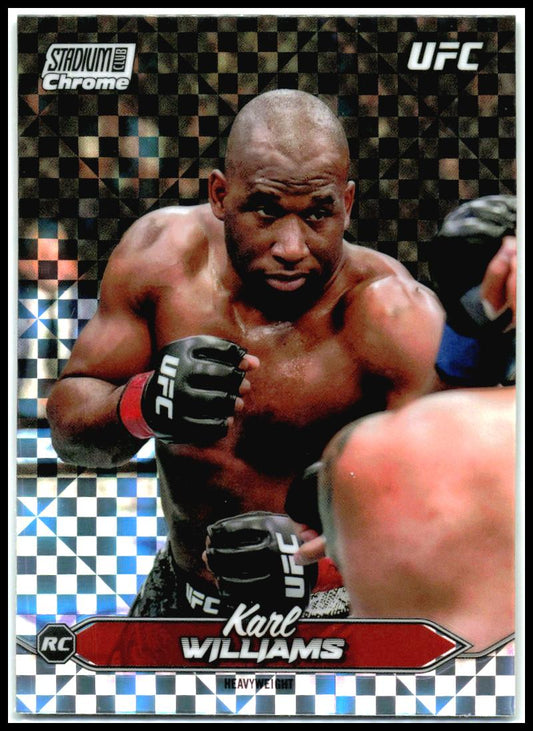 2025 Stadium Club UFC Chrome X-Fractor #C-132 Karl Williams