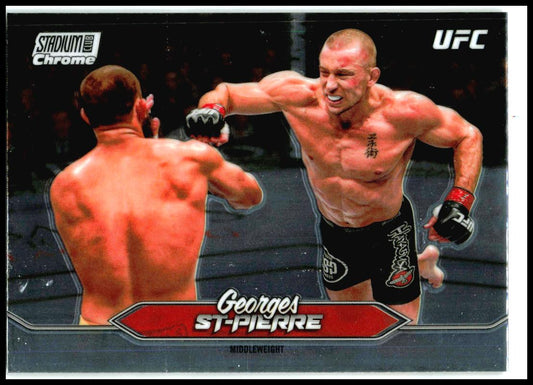 2025 Stadium Club UFC Chrome #C-32 Georges St-Pierre