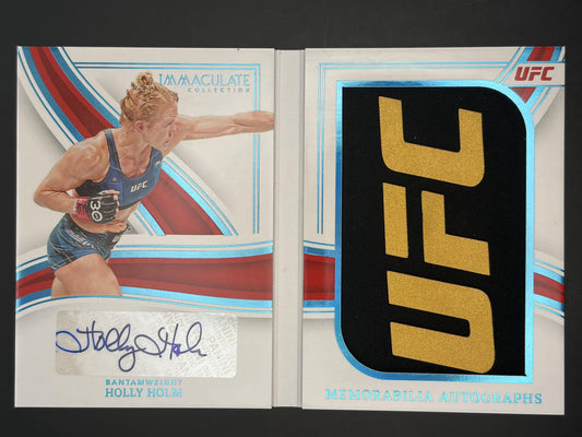 2023 Immaculate Relic Auto Booklet /3 #MAB-HHM Holly Holm