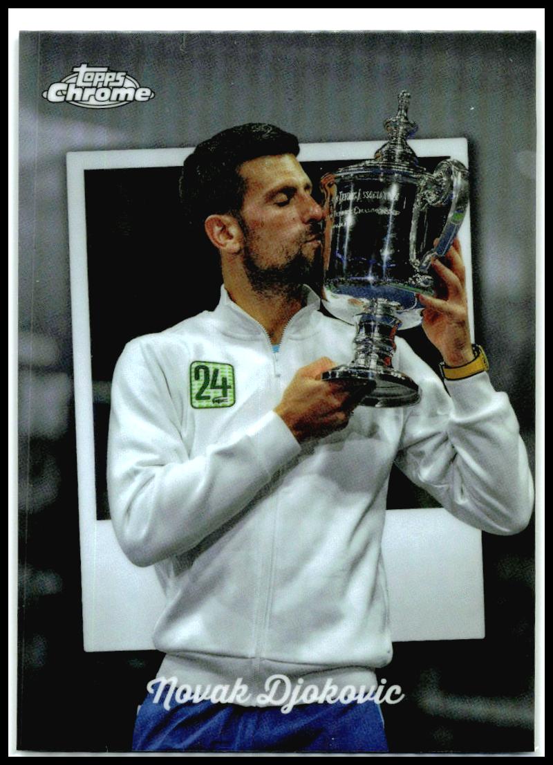 2025 Topps Chrome Captured #CTD-12 Novak Djokovic