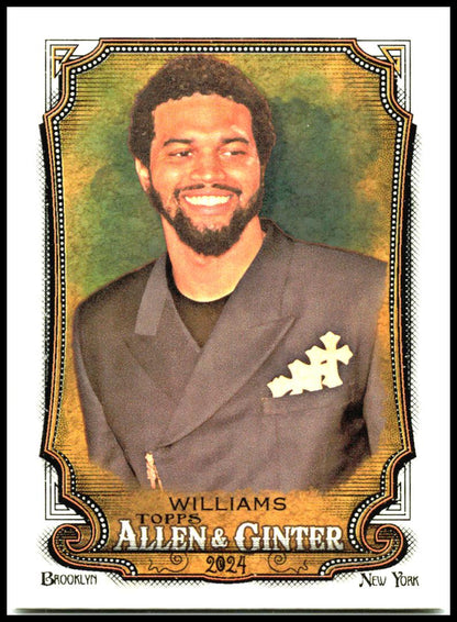 2024 Topps Allen & Ginter Silver Portrait #233 Caleb Williams