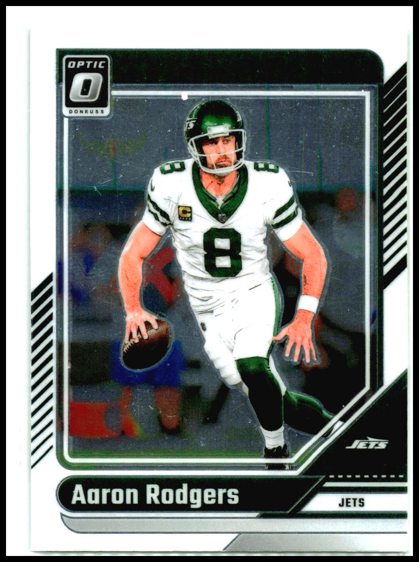 2024 Donruss Optic #152 Aaron Rodgers New York Jets