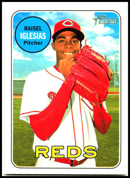 2018 Topps Heritage #280 Raisel Iglesias Cincinnati Reds
