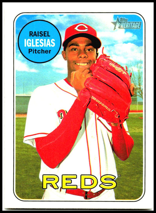 2018 Topps Heritage #280 Raisel Iglesias Cincinnati Reds