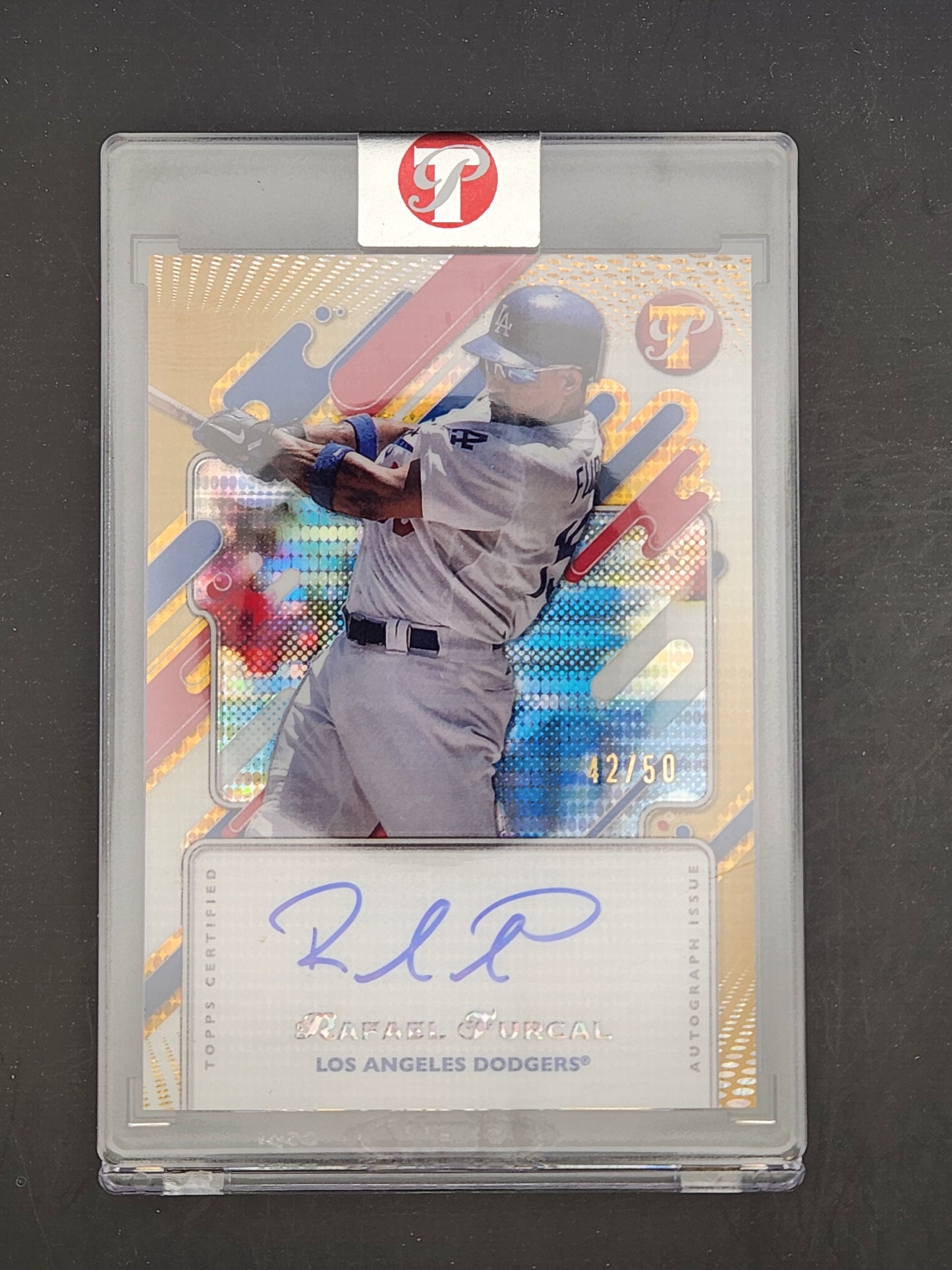 2025 Topps Pristine Auto Gold Pristine /50 #PA-RF Rafael Furcal Auto Dodgers