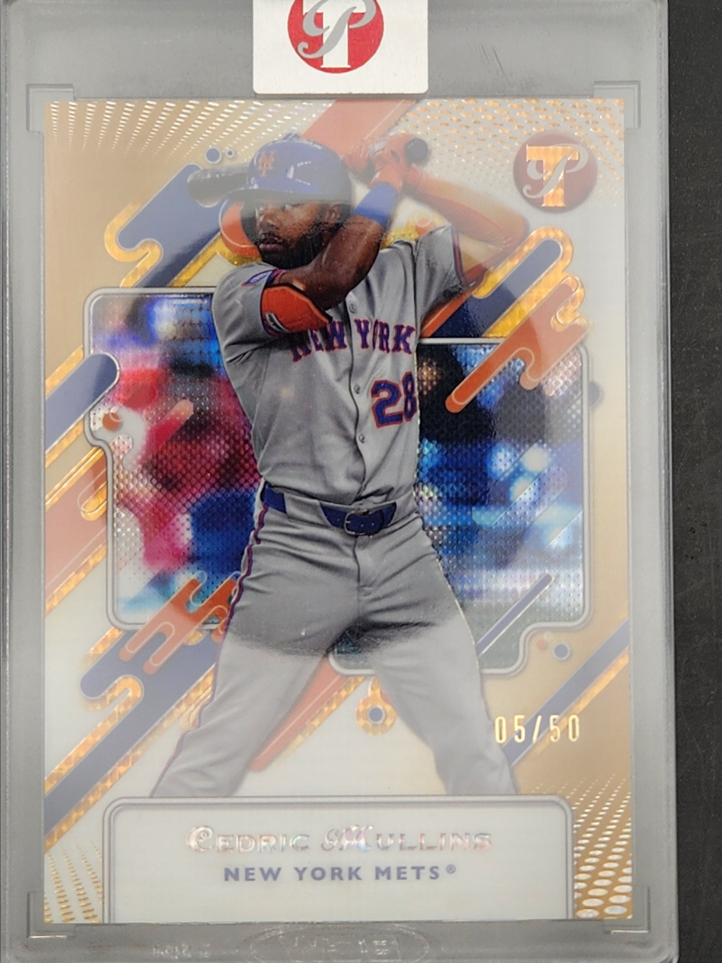 2025 Topps Pristine Pristine Gold Refractor #77 Cedric Mullins Mets