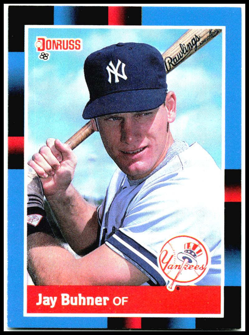 1988 Donruss #545 Jay Buhner Rookie New York Yankees