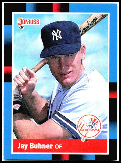 1988 Donruss #545 Jay Buhner Rookie New York Yankees