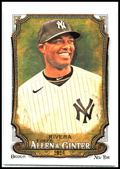 2024 Topps Allen & Ginter Silver Portrait #247 Mariano Rivera New York Yankees