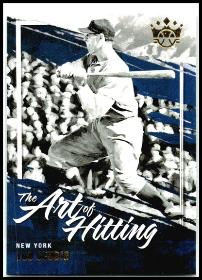 2022 Panini Diamond Kings The Art of Hitting #AH-4 Lou Gehrig New York Yankees