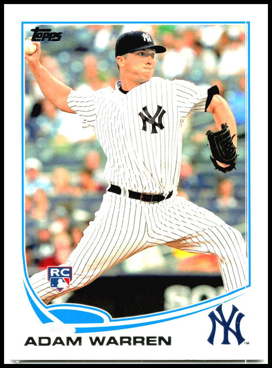 2013 Topps #469 Adam Warren Rookie New York Yankees