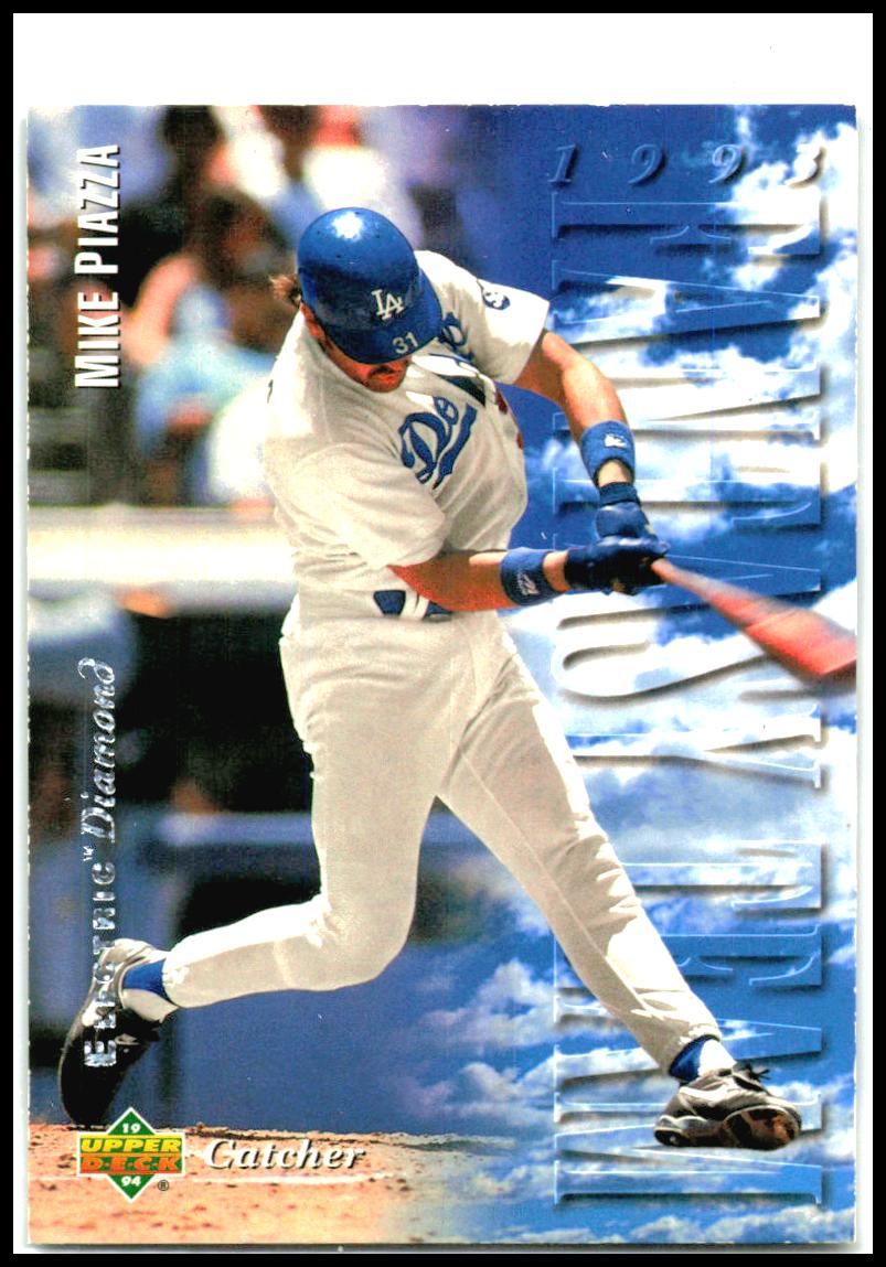 1994 Upper Deck Electric Diamond #33 Mike Piazza Los Angeles Dodgers