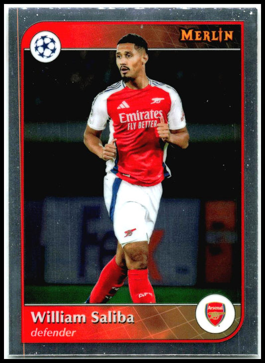 2024-25 Merlin UEFA Club Competitions #12 William Saliba Arsenal FC