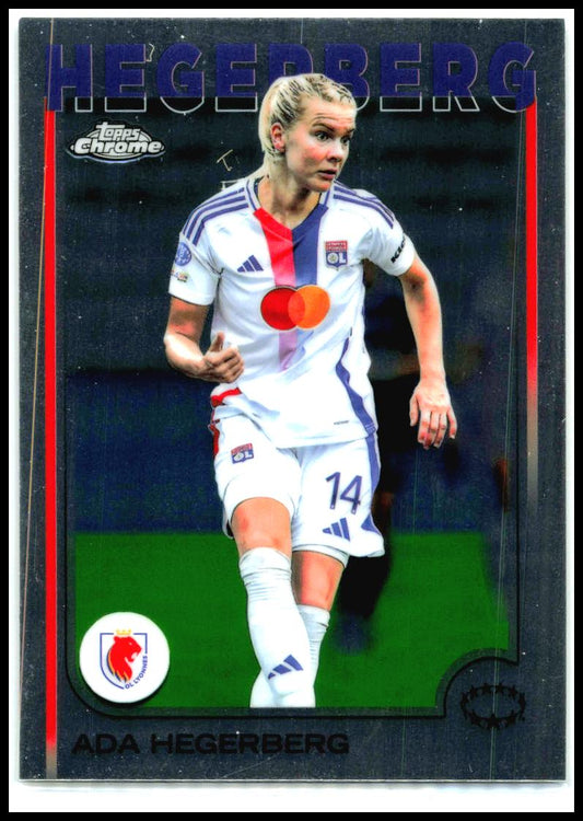 2024-25 Topps Chrome UEFA Women's Champions League #91 Ada Hegerberg Olympique