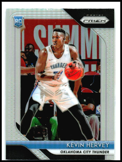 2018-19 Panini Prizm Prizms Silver #29 Kevin Hervey Rookie Oklahoma City Thunder
