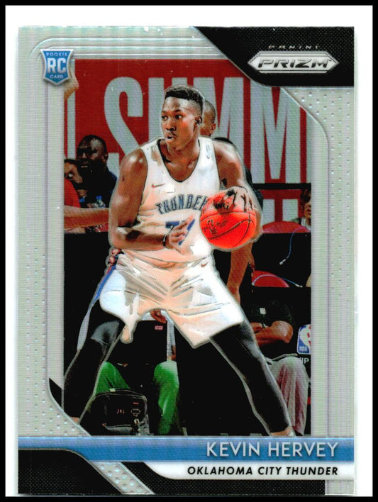 2018-19 Panini Prizm Prizms Silver #29 Kevin Hervey Rookie Oklahoma City Thunder