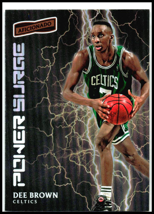 2016-17 Panini Aficionado Power Surge #16 Dee Brown Boston Celtics