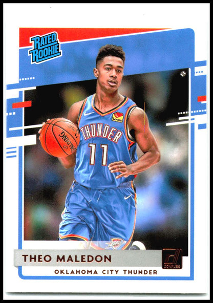 2020-21 Donruss #242 Theo Maledon Rookie Oklahoma City Thunder