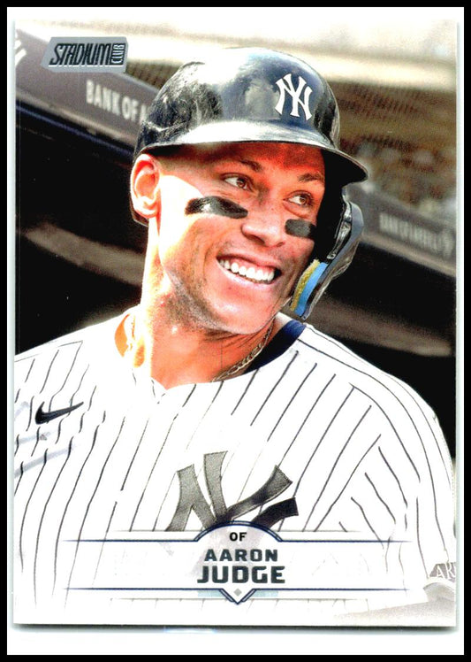 2025 Stadium Club #139 Aaron Judge New York Yankees