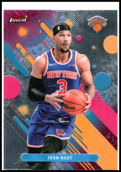 2025-26 Finest #28 Josh Hart New York Knicks