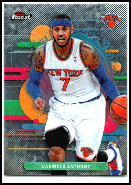2025-26 Finest #197 Carmelo Anthony New York Knicks