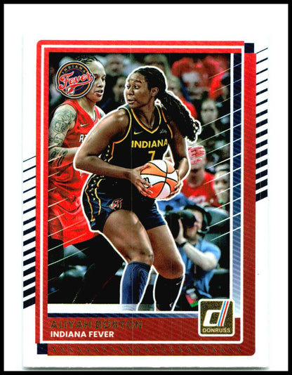 2025 Donruss WNBA Holo #1 Aliyah Boston Indiana Fever