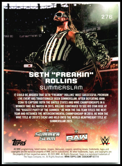 2025 Topps Universe WWE #276 Seth "Freakin" Rollins