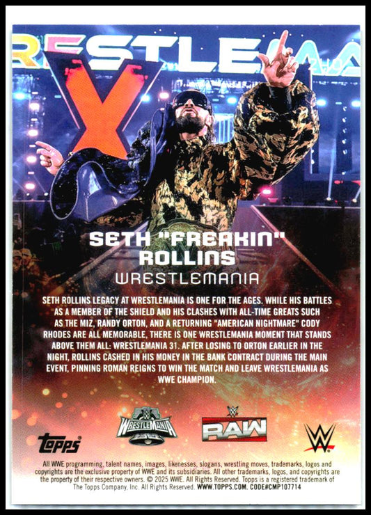 2025 Topps Universe WWE #240 Seth "Freakin" Rollins