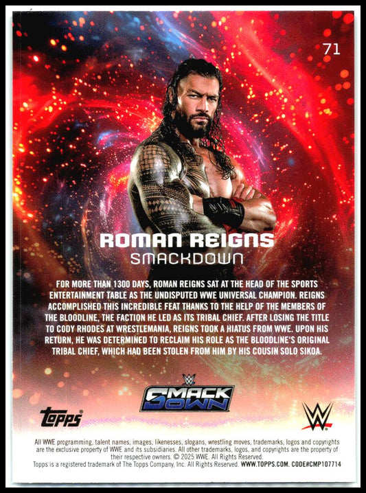 2025 Topps Universe WWE #71 Roman Reigns