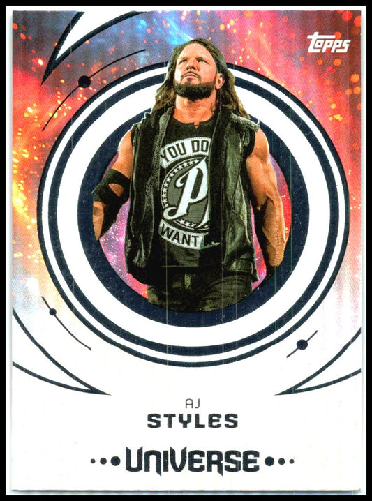 2025 Topps Universe WWE #83 AJ Styles
