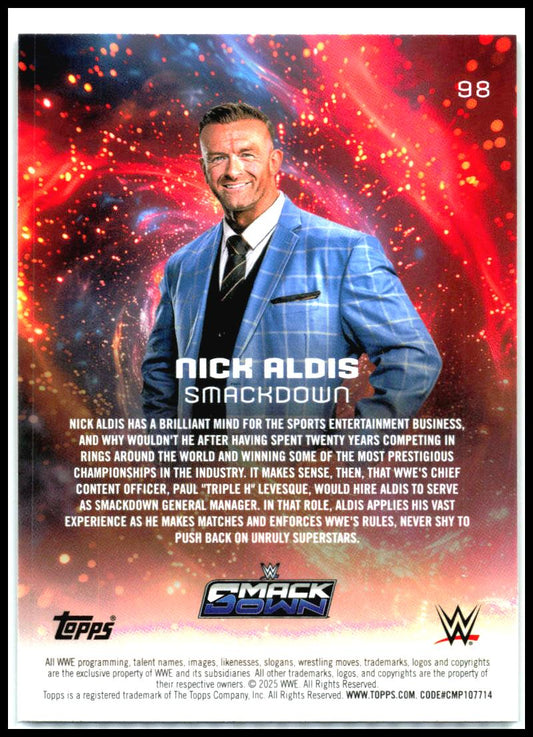 2025 Topps Universe WWE #98 Nick Aldis
