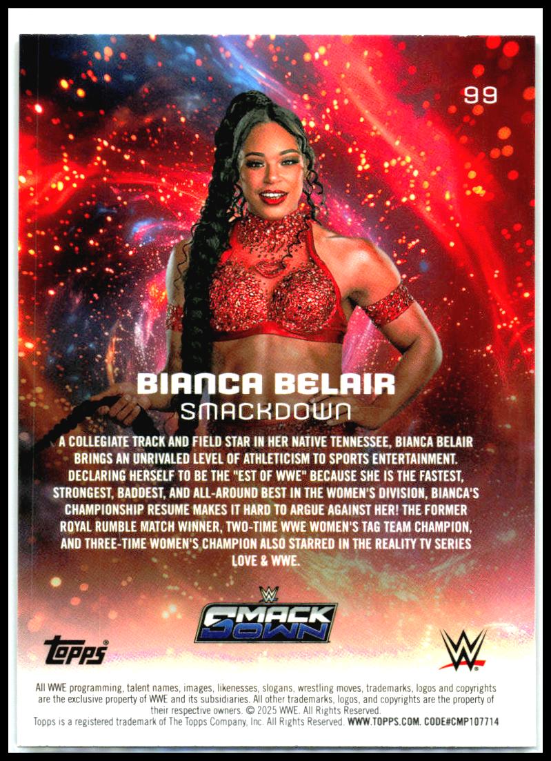 2025 Topps Universe WWE #99 Bianca Belair
