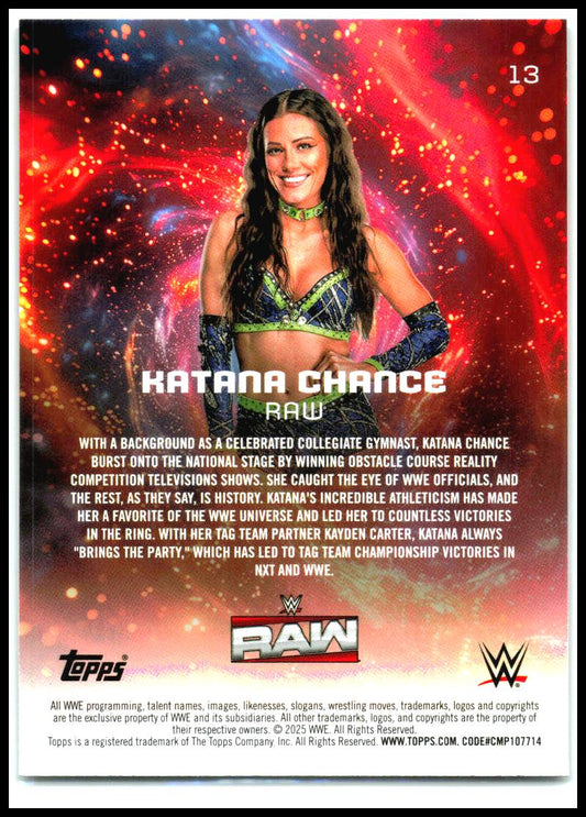 2025 Topps Universe WWE #13 Katana Chance