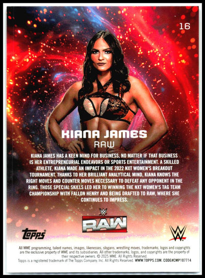 2025 Topps Universe WWE #16 Kiana James